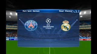 PES 2018 (PS2) PSG vs Real Madrid - Champions League (1/8 Final)