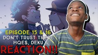 PROVISIONAL HERO LICENSE EXAM ARC!! My Hero Academia Season 3: Episode 15 & 16 REACTION!!