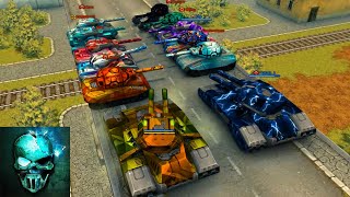 Tanki Online 2 vs 10 | Juggernaut vs Railgun by Ghost Animator TO