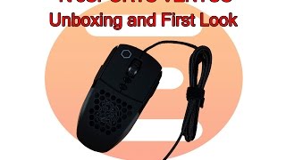 Tt eSPORTS VENTUS Ambidextrous Gaming Mouse Unboxing and First Look
