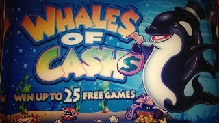 ★Whales of Cash Slot machine★ONE WEEK LATER OF JP☆5 Money Bags (3 Money bags & 2 Whales)☆ x 211