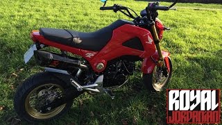 Honda MSX 125 / Grom Full Akrapovic Titanium Carbon Exhaust