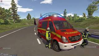 NOTRUF 112LKW-Brand mit Schaum löschen! die Feuerwehr-Simulation