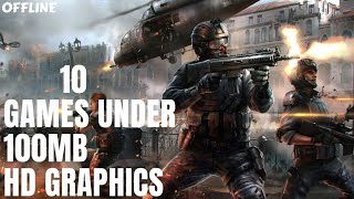 Most amazing Top 10 games - offline - under 100mb on Android/ios|Best HD graphics Games must play