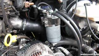 Перенос топливного фильтра на VOLKSWAGEN LT 28-35 2.5 TDI