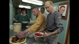 Путин и Медведев на кухне (пародия)