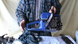 Замена сайлентблоков китайской бензопиле / Replacing the silent blocks of a Chinese chainsaw