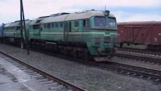 2M629-0274 L'viv - Rachiv vlak č. 606 odjezd ze stanice Halič
