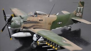 Douglas Skyraider A-1J 1/48 Tamiya Build
