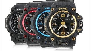 RELÓGIOS SKMEI 1155 ANALÓGICO E DIGITAL Comprado na GearBest UNBOXING 89