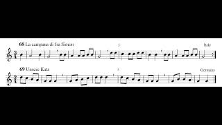 6, descant recorder step by step, exercises 59-80