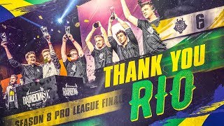 Thank you Rio! Season 8 Pro League Finals | G2 Rainbow Six Siege