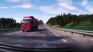 Авто путешествие из Белоруссии в Санкт-Петербург, близ Орши. Дорога 22.06.2015
