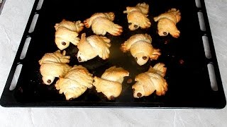 Сдобные булочки птички из дрожжевого теста домашняя выпечка