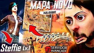Testei NOVO PERSONAGEM STEFFIE e NOVO MAPA KALAHARI COMPLETO! - Free fire