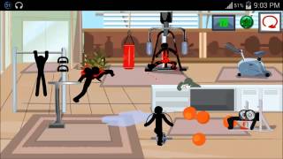 Stickman Death Gym 2 Level 3 - Walkthrough
