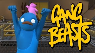 Gang Beasts - БЕЗУМНЫЙ ФАН НА 7 ЧЕЛОВЕК!