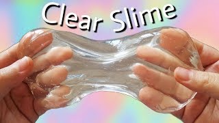 DURCHSITIGER SCHLEIM selber machen OHNE KLEBER!! clear slime diy?| MissNice