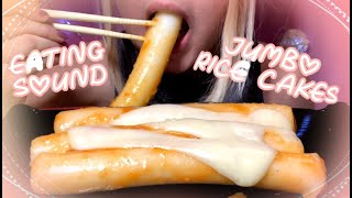 ASMR 먹방 JUMBO RICECAKE SPICY SOY GARLIC EXTREME MOUTH SOUND MUKBANG EATING SOUND SHOW tinybites