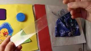 МК Переплёт №1-развивающая книжка с жёстким корешком (боком). Quiet book tutorial-binding