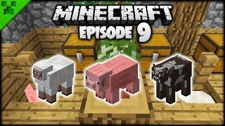 TRIPLE Minecraft Nano Animal Farms! | Python's World (Minecraft Survival Let's Play) | Episode 9