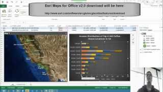 Esri Maps for Office v2.0 Release Highlights - Part 4 - Geographic Data Enrichment & Context