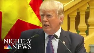 President Donald Trump Goes Off-Script as He Wraps Up Asia Trip | NBC Nightly News