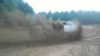 Toyota Tundra SuperCharged off-road drift and donuts