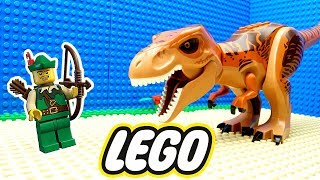 O MALVADO DINOSSAURO GIGANTE no LEGO (Lego Dinosaur)