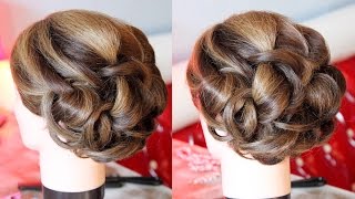 Причёска из узлов | Авторские причёски | Лена Роговая | Hairstyles by REM | Copyright ©