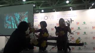 Ikebana demonstration 2014
