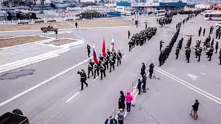 Репетиция парада в честь Дня Победы в Североморске