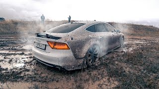 Как мы ЖЕСТИЛИ на SUBARU WRX и AUDI A7 на бездорожье.