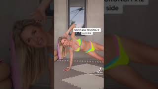 Do this AB CRUSHER CHALLENGE over the next 14 days daily to work on your six packs! #Short