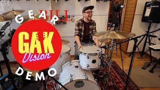 GAK DRUMS : Mapex Saturn V Tour Edition 3pc Shell Pack, 22in, White Marine
