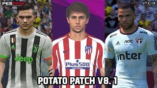 POTATO PATCH V8.1 | PES 2018 PS3 ACTUALIZADO AL 2020
