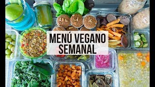 ? MENÚ VEGANO SEMANAL #3 ??? FIT VEGAN?? ALTO EN PROTEÍNA