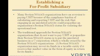501 (C) (3) Webinar