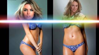 Body art, drawings on the body beautiful naked girls