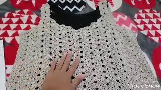 ВЯЗАНИЕ КРЮЧКОМ/Экспресс МК/ Топ из ленточного кружева КРЮЧКОМ