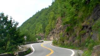 Driving my new 2010 FJ Cruiser Trail Team at the Hawks Nest in Port Jervis NY