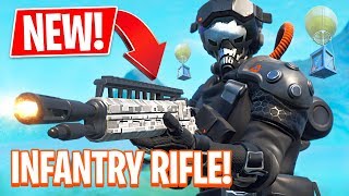 Fortnite NEW Legendary Infantry Rifle & Supersonic Pilot Skin! (Fortnite Battle Royale)