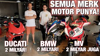 KOLEKTOR SPORTBIKE INDONESIA, Ducati, Yamaha R1M, Honda, Aprilia, BMW, Semua Ada! - #406