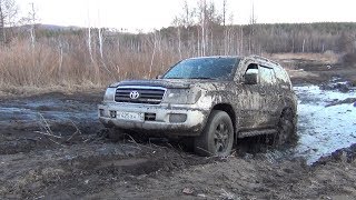 Land Cruiser 100, Niva 3d, Suzuki Jimny. Весенний Off-Road