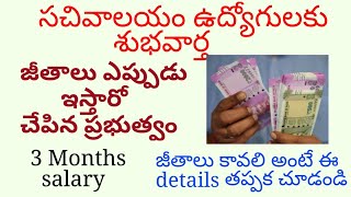 Salaries for SACHIVALAYAM job holder's|| Salary updates for GRAMA SACHIVALAYAM