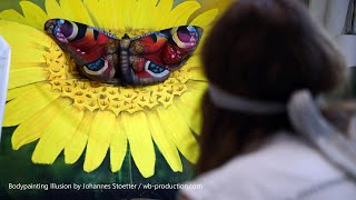 Best Bodypainting Illusion Eveer - The Butterfly
