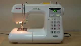 JANOME DC 4030 (DC 4050, MC 1530) видео обзор