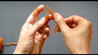 How 2 HOLD Knitting Needles In Continental Knitting & How 2 Make Stitches - Detailed Tutorial