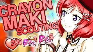 CRAYON MAKI SCOUT (REUPLOAD) | LOVE LIVE SCHOOL IDOL FESTIVAL