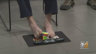 Brooklyn Teen Solves Rubik's Cube With Feet